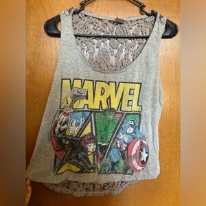 Vintage Marvel Tank w Laced Back
